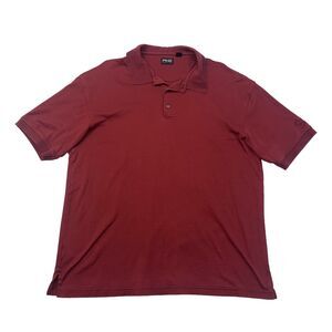 Ping Golf Polo Shirt Mens XL Extra Large Maroon Short Sleeve Cotton Blend
